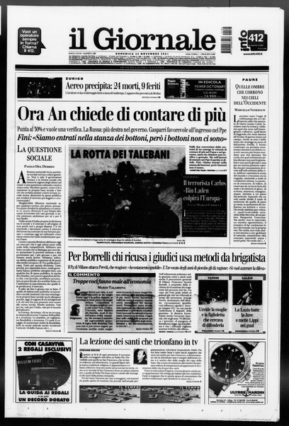 Il giornale : quotidiano del mattino